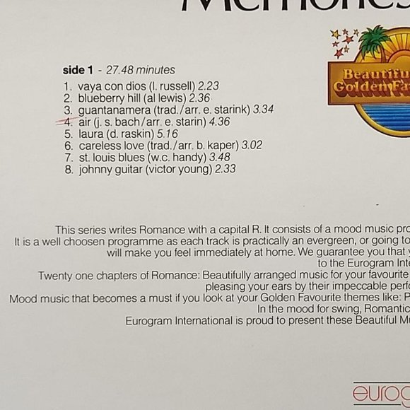 3/$25 vintage 80s Memories in Music instrumental compilation - Picture 3 of 4